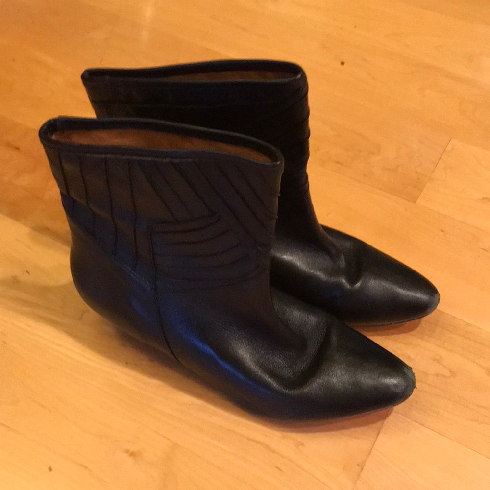 Frye black ankle boots